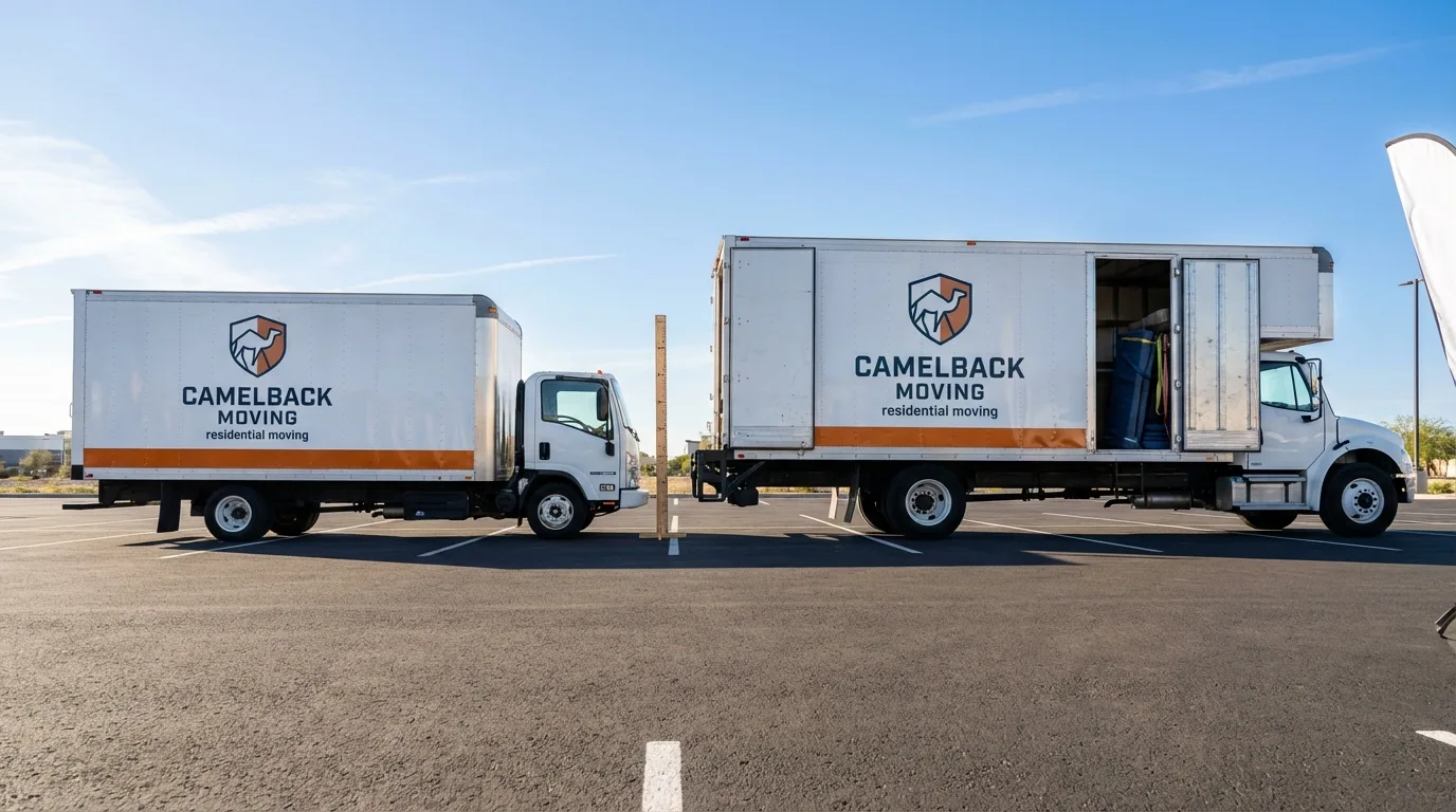 Moving truck size capacity guide in Steamboat Springs